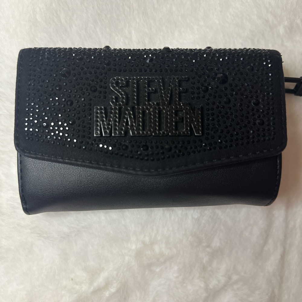 Steve Madden rhinestone wallet